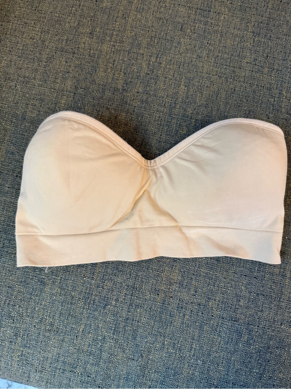 Strapless Bandeau Bra in Light Blush